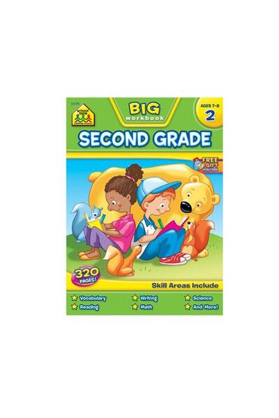 School Zone Publishing BIG Workbook: Second Grade (Ages 7-8)