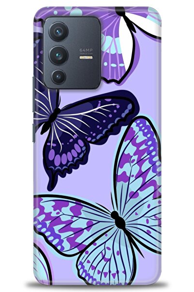 kılıfevreni غطاء A+ Plus متوافق مع هاتف Vivo V23 5G HD مطبوع - غطاء من السيلي...