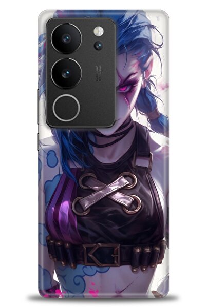 Rulet Aksesuar حافظة سيليكون متوافقة مع هاتف Vivo V29 5G HD مطبوع + واقي شاشة...