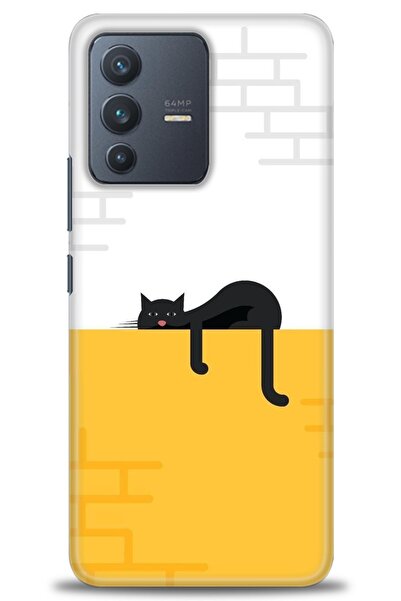 Rulet Aksesuar حافظة سيليكون متوافقة مع هاتف Vivo V23 5G HD مطبوع + واقي شاشة...