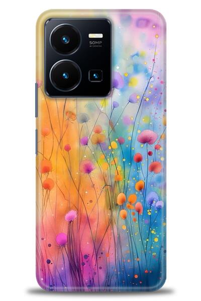 Rulet Aksesuar Vivo Y22S Compatible Hd Printed Silicone Case + Ceramic Screen...
