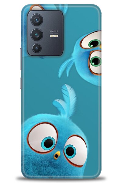 Rulet Aksesuar حافظة سيليكون متوافقة مع هاتف Vivo V23 5G HD مطبوع + واقي شاشة...