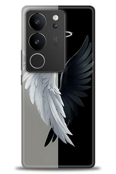 Rulet Aksesuar Vivo V29 5g Compatible Hd Printed Silicone Case + Ceramic Scre...