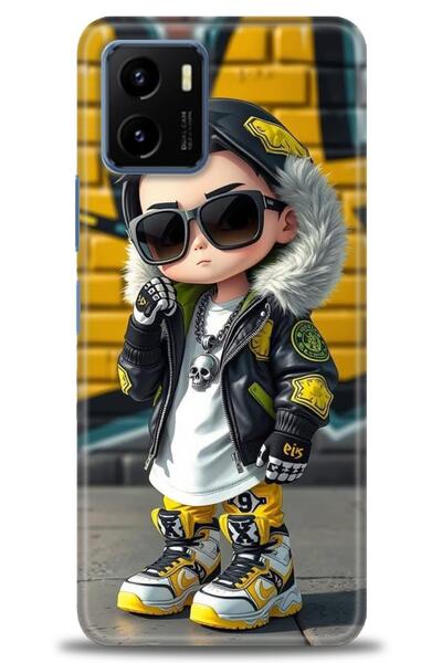 Rulet Aksesuar Vivo Y15S Compatible Hd Printed Silicone Case + Ceramic Screen...