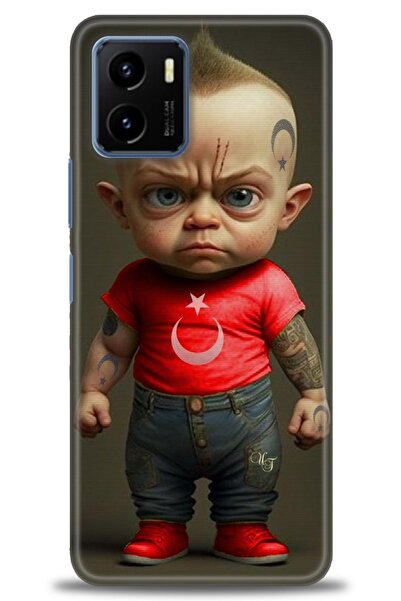 Rulet Aksesuar Vivo Y15S Compatible Hd Printed Silicone Case + Ceramic Screen...