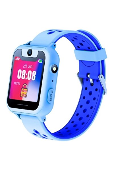 MoreFIT Ceas Smartwatch GPS Copii MX600, Funcție Telefon, Monitorizare GPS, Albastru + SIM Prepay