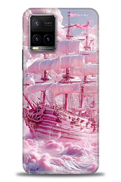 Rulet Aksesuar Vivo Y21S Compatible Hd Printed Silicone Case + Ceramic Screen...