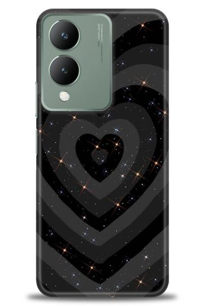 Rulet Aksesuar جراب سيليكون متوافق مع هاتف Vivo Y17S HD مطبوع + واقي شاشة سير...