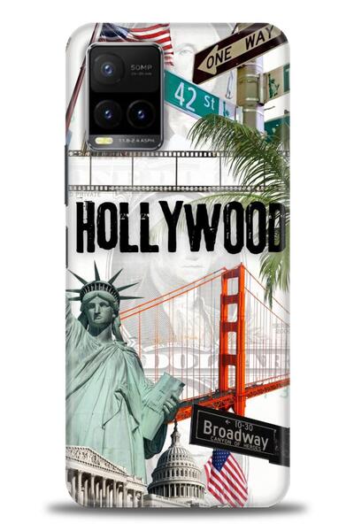 Rulet Aksesuar Vivo Y21S Compatible Hd Printed Silicone Case + Ceramic Screen...