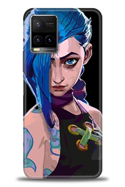 Rulet Aksesuar Vivo Y21S Compatible Hd Printed Silicone Case + Ceramic Screen...