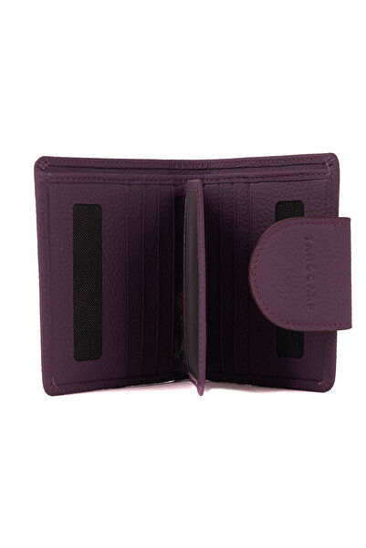 TANGCARF Genuine Leather Women's Wallet | Nis 3202 Purple