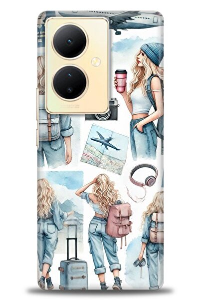 kılıfevreni حافظة A+ Plus متوافقة مع هاتف Vivo V29 Lite 5G + واقي شاشة سيرامي...