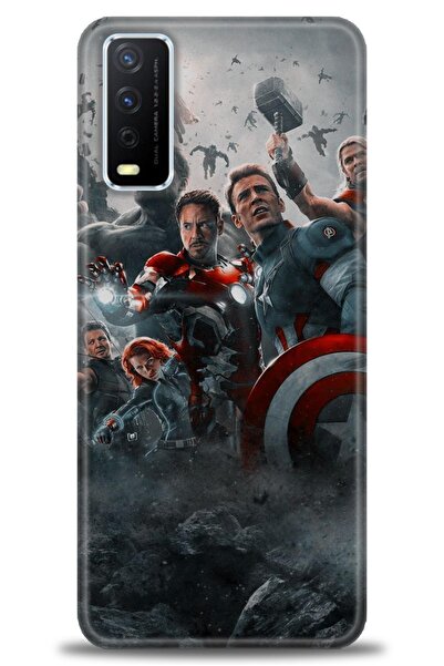 Rulet Aksesuar Vivo Y20 Compatible Hd Printed Silicone Case + Ceramic Screen ...