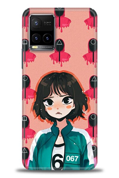 Rulet Aksesuar Vivo Y33S Compatible Hd Printed Silicone Case + Ceramic Screen...