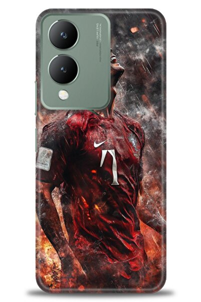 Rulet Aksesuar Vivo Y17S Compatible Hd Printed Silicone Case + Ceramic Screen...