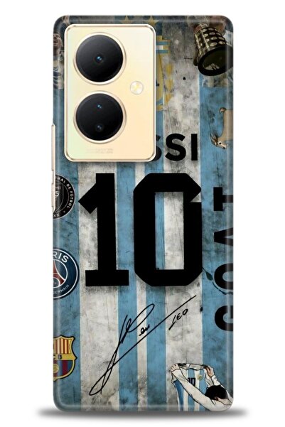 Rulet Aksesuar حافظة سيليكون متوافقة مع هاتف Vivo V29 Lite 5G HD مطبوع + واقي...