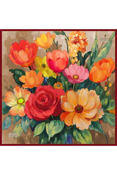 LA BOUTIQUE Toamna |   Eșarfă SERİNĂ DE VARĂ 90 x 90 - 2557-02