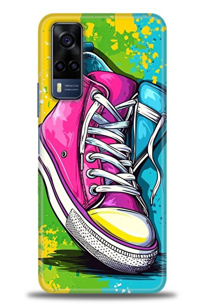 Rulet Aksesuar Vivo Y53S Compatible Hd Printed Silicone Case + Ceramic Screen...