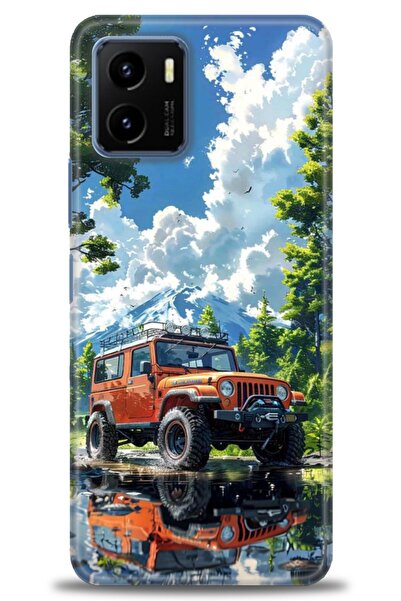 Rulet Aksesuar Vivo Y15S Compatible Hd Printed Silicone Case + Ceramic Screen...