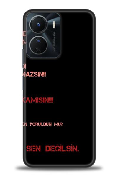 Rulet Aksesuar Vivo Y16 Compatible Hd Printed Silicone Case + Ceramic Screen ...