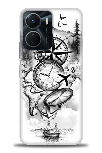 Rulet Aksesuar Vivo Y16 Compatible Hd Printed Silicone Case + Ceramic Screen ...