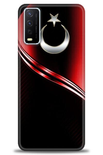 Rulet Aksesuar Vivo Y11S Compatible Hd Printed Silicone Case + Ceramic Screen...