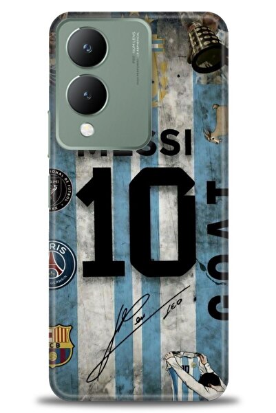 Rulet Aksesuar Vivo Y17S Compatible Hd Printed Silicone Case + Ceramic Screen...