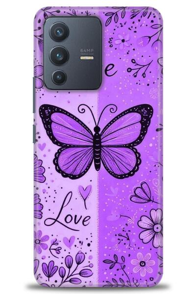 Rulet Aksesuar حافظة سيليكون متوافقة مع هاتف Vivo V23 5G HD مطبوع + واقي شاشة...