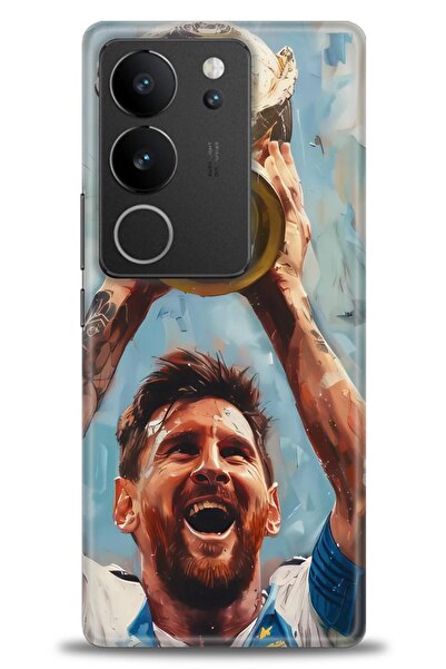 Rulet Aksesuar Vivo V29 5g Compatible Hd Printed Silicone Case + Ceramic Scre...