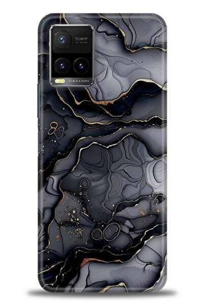 Rulet Aksesuar Vivo Y21 Compatible Hd Printed Silicone Case + Ceramic Screen ...