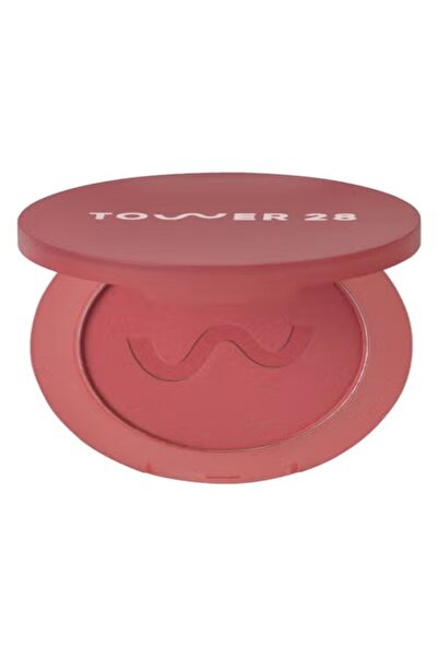 Tower 28 Beauty أحمر خدود بودرة تثبيت غير لامع من تاور 28 جيت سيت، سوتيل سلاش...