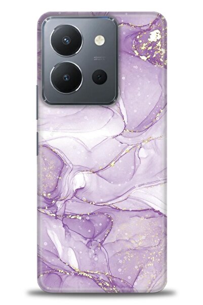 Rulet Aksesuar Vivo Y36 Compatible Hd Printed Silicone Case + Ceramic Screen ...