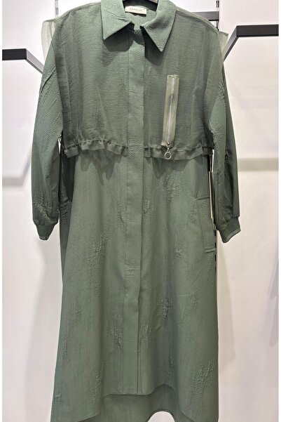 Famelin fermuar lastik detaylı tül kap