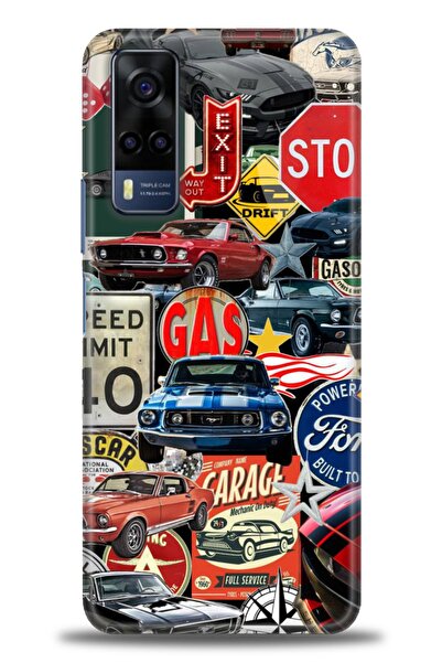 Rulet Aksesuar Vivo Y51 Compatible Hd Printed Silicone Case + Ceramic Screen ...