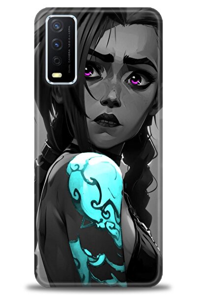 Rulet Aksesuar Vivo Y20 Compatible Hd Printed Silicone Case + Ceramic Screen ...