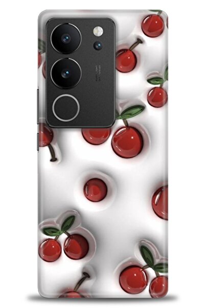 Rulet Aksesuar حافظة سيليكون متوافقة مع هاتف Vivo V29 5G HD مطبوع + واقي شاشة...