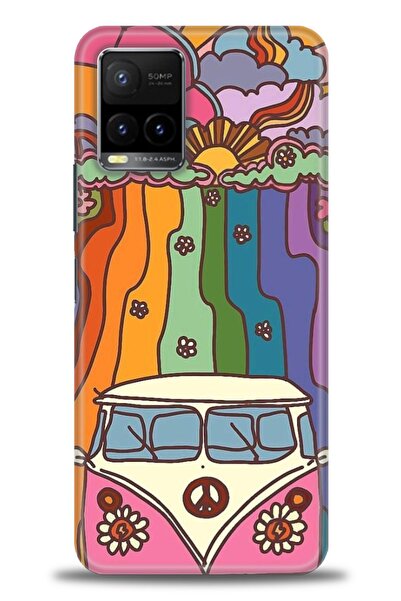 Rulet Aksesuar Vivo Y32 Compatible Hd Printed Silicone Case + Ceramic Screen ...