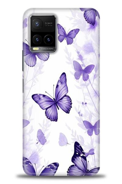 Rulet Aksesuar Vivo Y21S Compatible Hd Printed Silicone Case + Ceramic Screen...