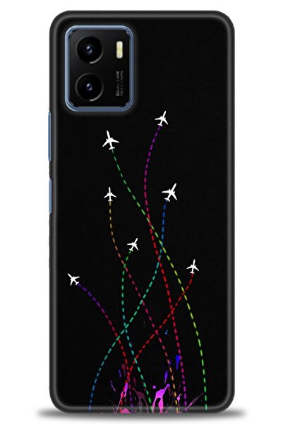 Rulet Aksesuar Vivo Y15S Compatible Hd Printed Silicone Case + Ceramic Screen...