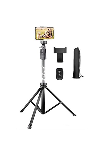 EvoSmart Trepied Foto Telescopic EvoSmart™ 4D Profesional, Pentru Telefon/Camera Foto, Telecomanda Bluetoot