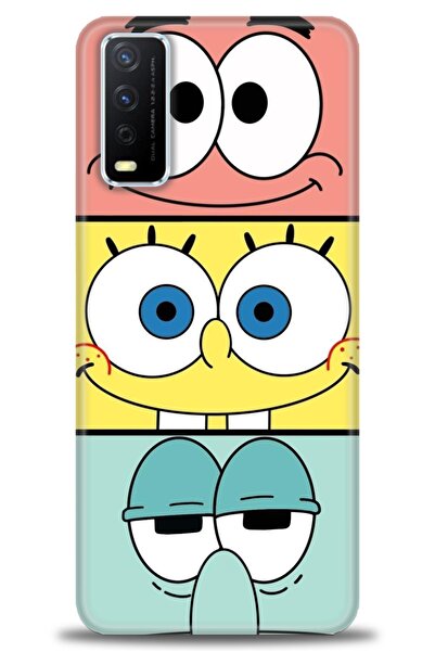 Rulet Aksesuar Vivo Y20S Compatible Hd Printed Silicone Case + Ceramic Screen...