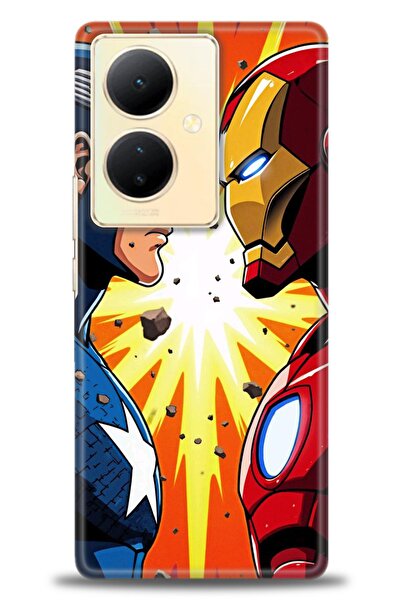 kılıfevreni غطاء حماية متوافق مع هاتف Vivo V29 Lite 5G A+ Plus HD مطبوع - غطا...