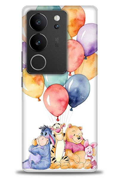 Rulet Aksesuar Vivo V29 5g Compatible Hd Printed Silicone Case + Ceramic Scre...