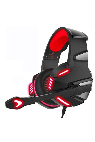 Hunterspider Gaming Headset V3 Pro, Surround Sound 7.1, Deep Bass, LED Lighting, Noise Cancelling Mi