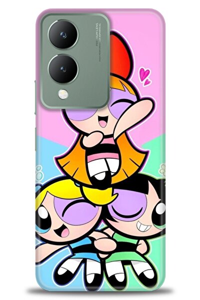 Rulet Aksesuar Vivo Y17S Compatible Hd Printed Silicone Case + Ceramic Screen...