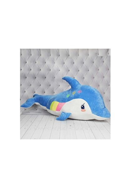 OEM Jucărie de pluș Delfin, Albastru, 50 cm