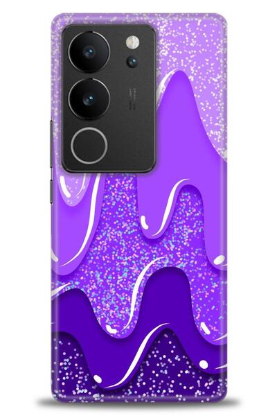 Rulet Aksesuar حافظة سيليكون متوافقة مع هاتف Vivo V29 5G HD مطبوع + واقي شاشة...