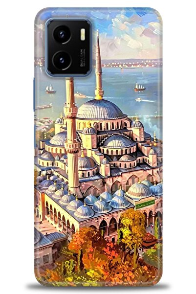 Rulet Aksesuar Vivo Y15S Compatible Hd Printed Silicone Case + Ceramic Screen...