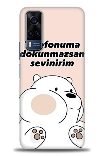 Rulet Aksesuar Vivo Y53S Compatible Hd Printed Silicone Case + Ceramic Screen...