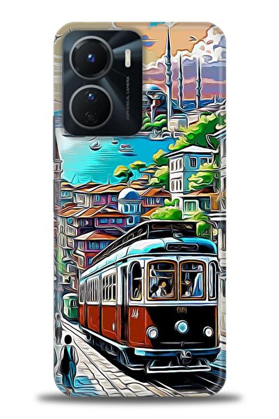 Rulet Aksesuar Vivo Y16 Compatible Hd Printed Silicone Case + Ceramic Screen ...